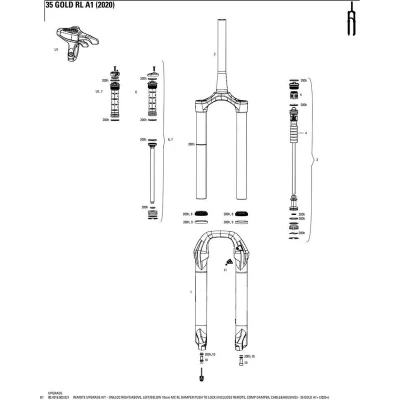 Afbeelding van RockShox, Accessoires voor fietsvering