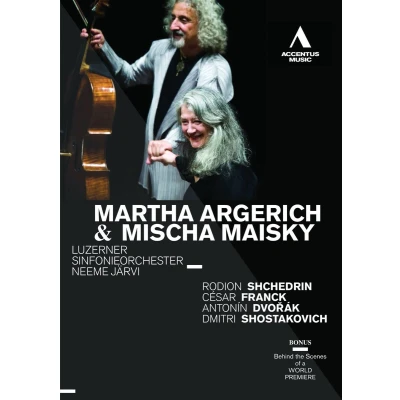 Afbeelding van Martha Argerich, Mischa Maisky, Lucerne Symphony Orchestra, Neeme Järvi Argerich &amp; Maisky (DVD)
