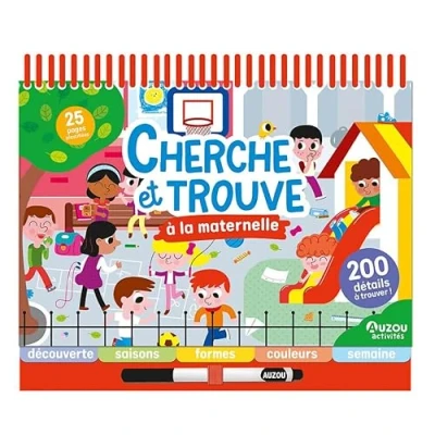 Afbeelding van BLOC NOTES CHERCHE ET TROUVE A LA MATERNELLE