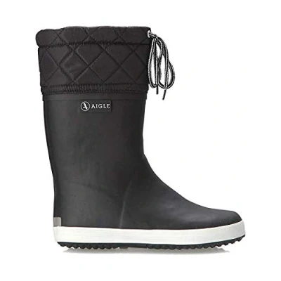 Afbeelding van Aigle Giboulée snowboots voor jongens, uniseks, kinderen, zwart/wit