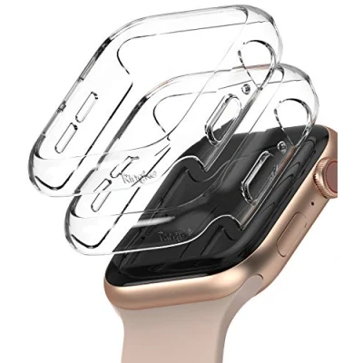 Afbeelding van Ringke Slim (2P) Hoesje Geschikt voor Apple Watch 40MM Extra Dun Transparant (2 Pack)