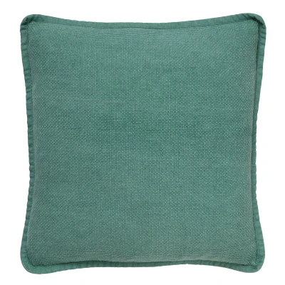 Afbeelding van Dutch Decor BOWIE Sierkussen 45x45 cm van gewassen katoen Sagebrush Green groen