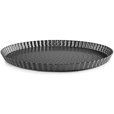 Afbeelding van IBILI Geperforeerde taartvorm, afneembare bodem, 30 cm, IB835330, zwart