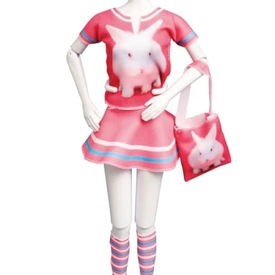 Afbeelding van Making Couture Outfit kit Tiny Rabbit Dress YourDoll PN 0164633