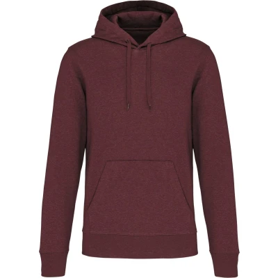 Afbeelding van Kariban Ecologische herensweater met capuchon K4027 Wine Heather