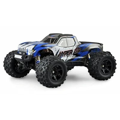 Afbeelding van Amewi Hyper Go Advanced Blauw Brushed 1:16 RC auto Elektro Monstertruck RTR 2,4 GHz