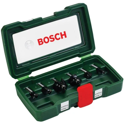 Afbeelding van Bosch Accessoires Hardmetalen Freesset 6 Delig 8 mm schacht 2607019463