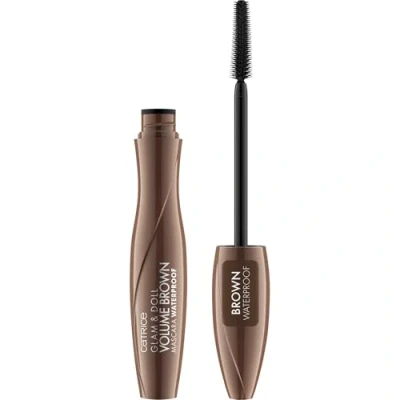 Afbeelding van Catrice Glam &amp; Doll Volume Brown Mascara, waterbestendig, definieerend, verlengend, mat, veganistisch, waterdicht, zonder microplasticdeeltjes, nanodeeltjes (10 ml)