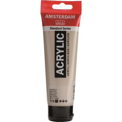 Afbeelding van Amsterdam Standard Series Acrylverf Tube 120 ml Warmgrijs 718