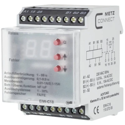 Afbeelding van Metz Connect 11027205 Bewakingsrelais 230 V/AC (max) 2x wisselcontact 1 stuk(s)