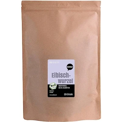 Afbeelding van Wohltuer Marshmallowwortel gesneden in biologische teelt Marshmallow thee 50 g
