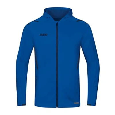 Afbeelding van Jas met kap Challenge Royal/marine / 4XL