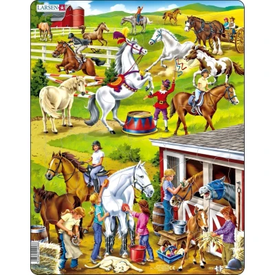 Afbeelding van Puzzel LARSEN: De Paardenmanege (50)