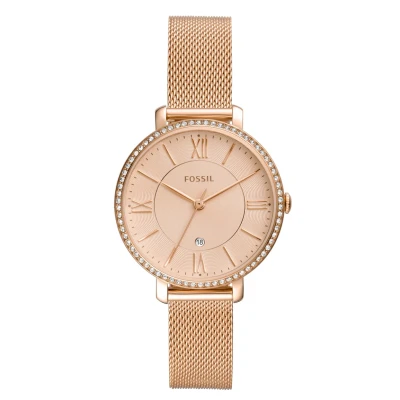 Afbeelding van Fossil dames Jacqueline horloge ES4628 in de kleur Roségoud