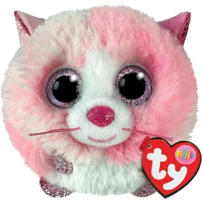 Afbeelding van Ty Puffies Knuffebal Kat Tia 10 Cm