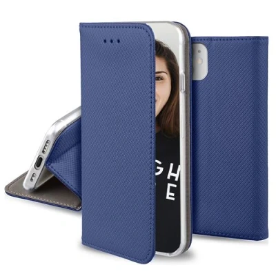 Afbeelding van Jaym, Folio hoesje Geschikt voor Apple iPhone 13 Pro magnetische standaardfunctie, Blauw