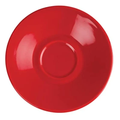 Afbeelding van Olympia Café espresso schotel rood (12 stuks)