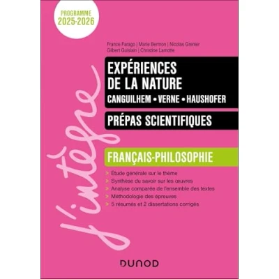 Afbeelding van THEME MANUEL PREPAS SCIENTIFIQUES FRANCAIS PHILO.2025 2026