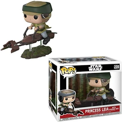 Afbeelding van Funko Pop! Star Wars Princess Leia on Speeder Bike Deluxe