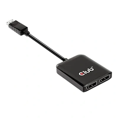 Afbeelding van club3D DisplayPort Adapter Multi Streaming Transport Hub [DisplayPort DisplayPort] 3840 x 2160 Pixel