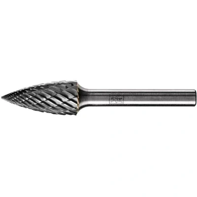Afbeelding van PFERD 21001022 Freesstift Hardmetaal Spitsboog Lengte 65 mm Afmeting, Ø 12 Werklengte 25 Schachtdiameter 6 1 stuks