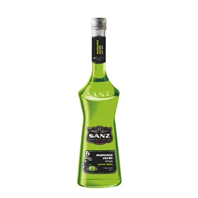 Afbeelding van Sanz Groene siroop appel zonder alcohol 16% appelsap 0,7l