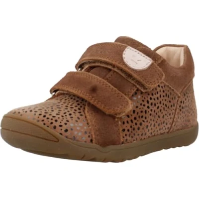 Afbeelding van Geox B Macchia Girl C, eerste stappen voor babymeisjes, Bruin