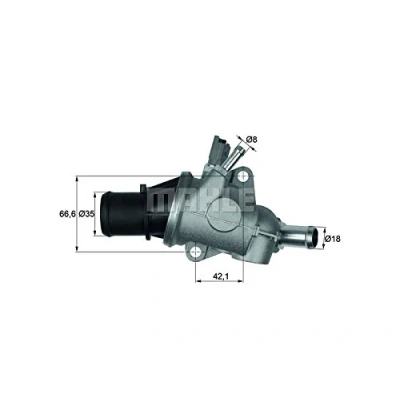 Afbeelding van MAHLE ORIGINAL TI 167 88 Thermostaat, koelvloeistof ALFA ROMEO: 147