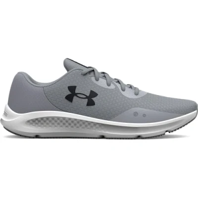 Afbeelding van Under Armour Charged Pursuit 3 Hardloopschoenen neutraal, Heren, Maat: 42, mod gray / black Textiel/ synthetisch