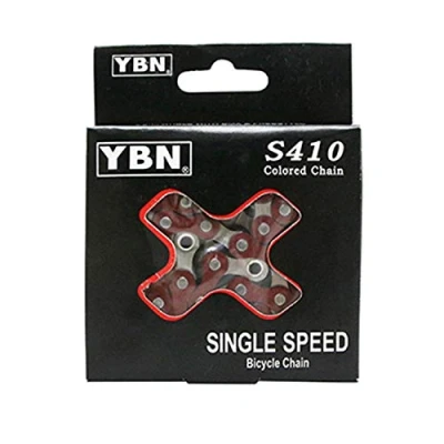 Afbeelding van P2R (Cycle) Fietsketting 1 3 V. Ybn S410, rood, 112 schakels (Fixie Singlespeed)