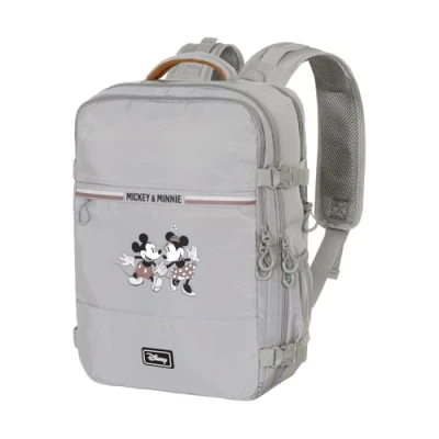 Afbeelding van Karactermania Disney Minnie Mouse Mercury Rugzak Reisrugzak Gezicht Handbagage Backpack Face Lichtgewicht Grijs