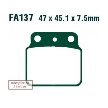 Afbeelding van EBC Brakes FA137TT Remblokkenset