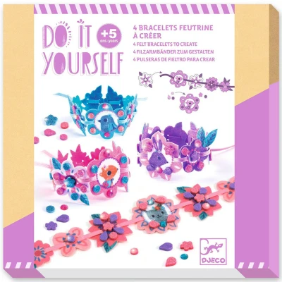 Afbeelding van Djeco knutselset diy armbandjes maken best friends