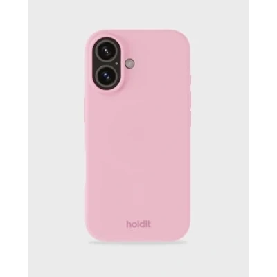 Afbeelding van Holdit Hoesje Geschikt voor iPhone 16 Siliconen Silicone Case roze