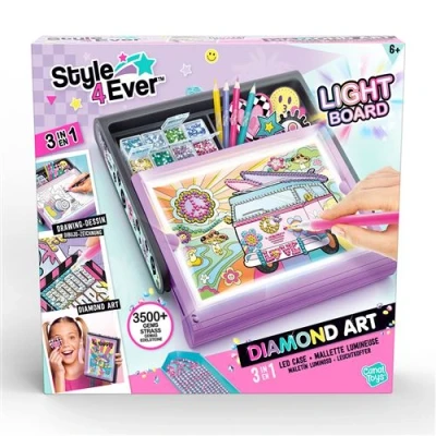 Image de Jeu créatif Canal Toys Diamant&#039;art Mallette LED 3 en 1