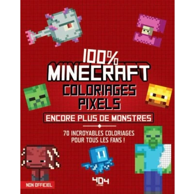 Image de Coloriages pixels 100% Minecraft encore plus de créatures !