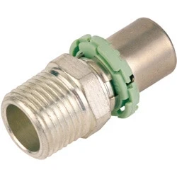 Afbeelding van Comap MultiSkin messing perskoppeling recht 16 x 1/2 (water) pers