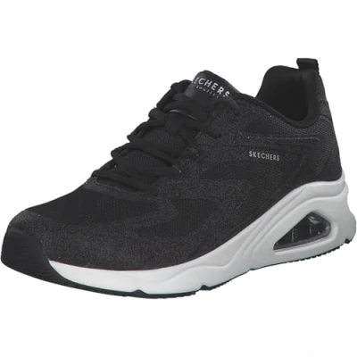 Afbeelding van Skechers Sport Tresair UNO Sneakers laag, Dames, Maat: 37.5, Black Textiel/ synthetisch