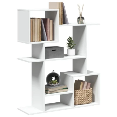 Afbeelding van Kamerscherm / boekenkast 92x29x112 cm bewerkt hout wit