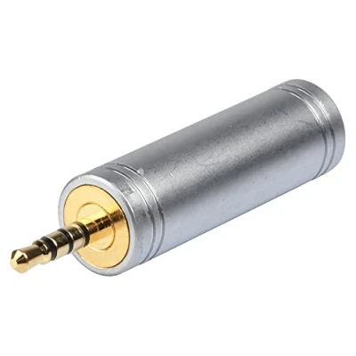 Afbeelding van BKL Electronic 1103096 Jackplug Audio Adapter [1x male 2,5 mm 1x female 3,5 mm] Goud