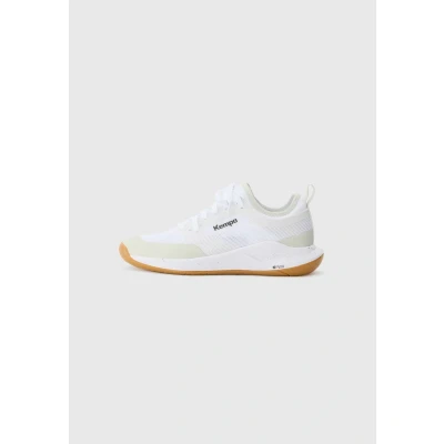 Afbeelding van Kempa Kourtfly Handbalschoenen, Heren, Maat: 44.5, White/grey Textiel/ synthetisch