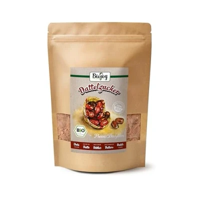 Afbeelding van Biojoy Biologische dadelsuiker (500 g), ongeraffineerd, natuurlijk en zonder toevoegingen (Phoenix Dactylifera)