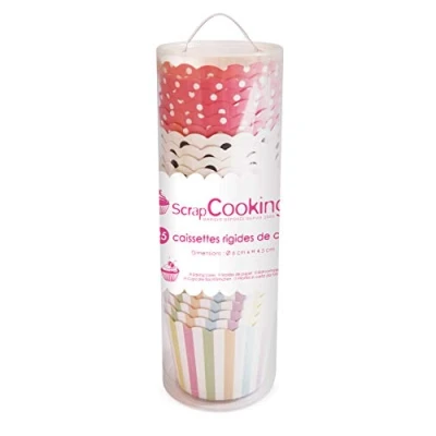 Afbeelding van ScrapCooking Cupcakevormpjes Assorti Patronen pk/25