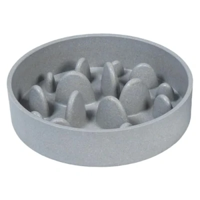 Afbeelding van Jack And Vanilla Voer En Drinkbakken Bon Appetit Bamboe Kom Slow Feed Hard Blauw 750ml 51/0154 179202