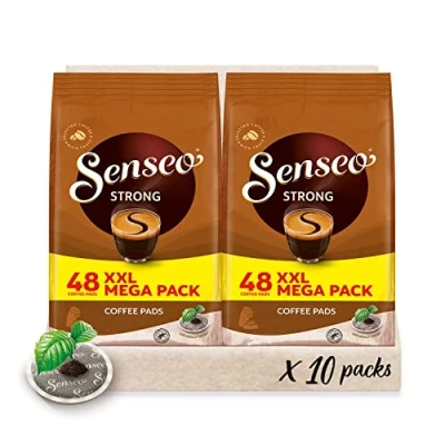 Afbeelding van Senseo® pads Strong, UTZ gecertificeerd, pak van 10 Megaphs XXL x 48 koffiepads
