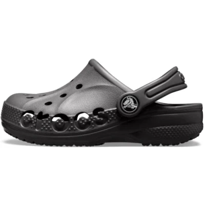 Afbeelding van Crocs Baya Clog T voor kinderen, uniseks, zwart.