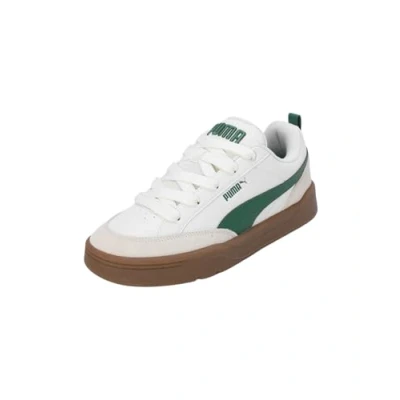 Afbeelding van Puma PARK Lifestyle Unisex Skateschoenen, Maat: 36, Warm white/vine/alpine snow Leer en imitatieleer
