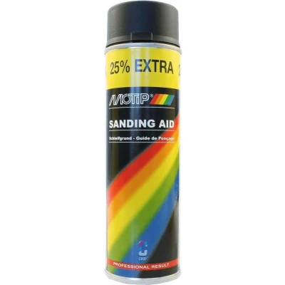 Afbeelding van MoTip Schuurgids Zwart in Spuitbus 500ml