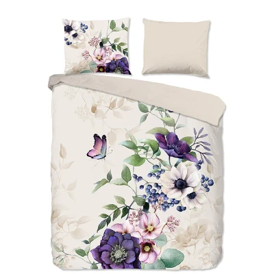 Afbeelding van Pure Dekbedovertrek &quot;bloemen&quot; Multi (200x200/220 cm) Microfiber