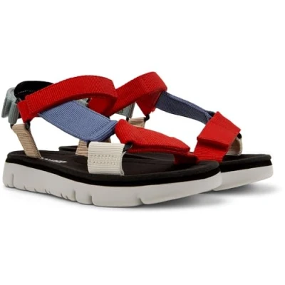 Afbeelding van Camper Outdoorsandalen, Dames, Maat: 41, Rot grün Textiel
